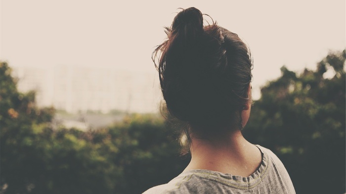 brunette, girl