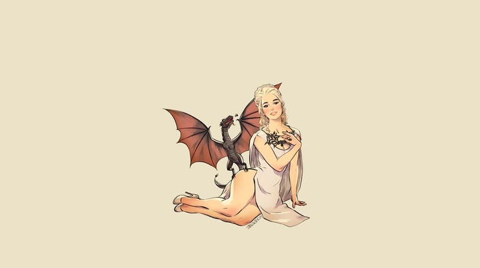 Daenerys Targaryen, pinup models, Game of Thrones