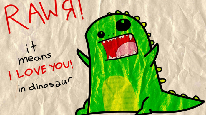 drawing, humor, dinosaurs