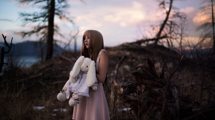 nature, girl outdoors