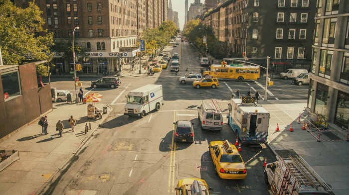 street, city, car