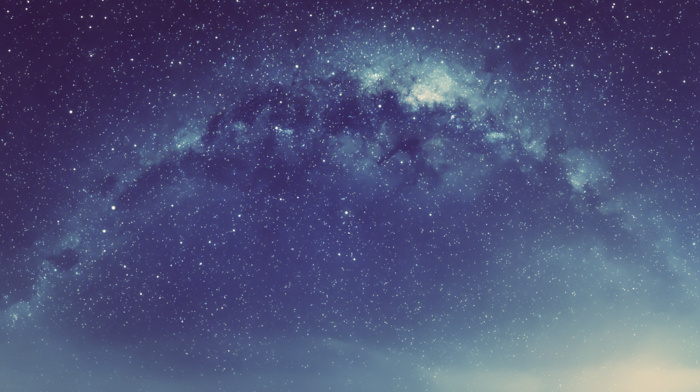 sky, stars, nebula, space