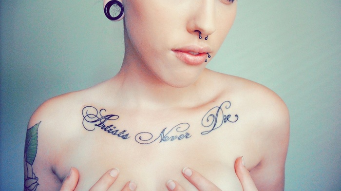 girl, tattoo