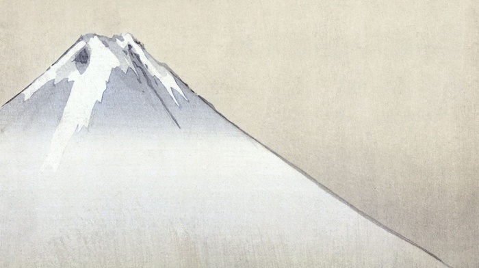 mountains, painting, Japanese Art