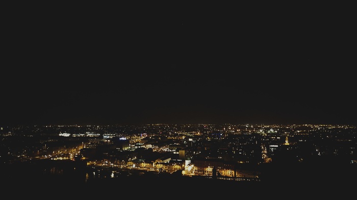 lights, photography, France, landscape, night, city, cityscape, night sky, sky, Lyon