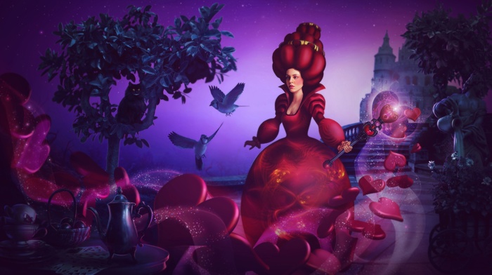 artwork, Alice in Wonderland, fantasy art