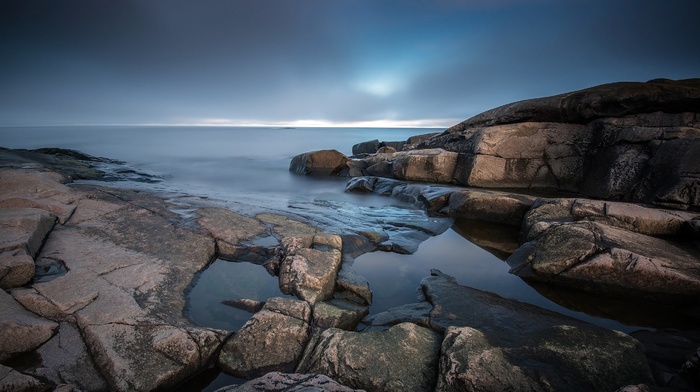 water, rock, nature