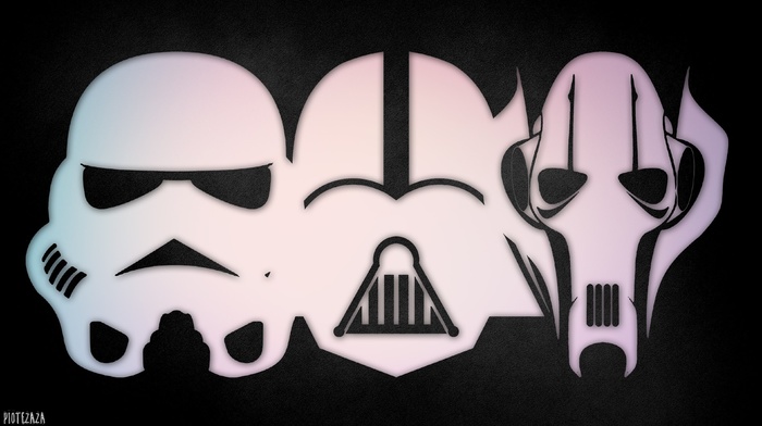 Star Wars, Darth Vader, grievous, stormtrooper