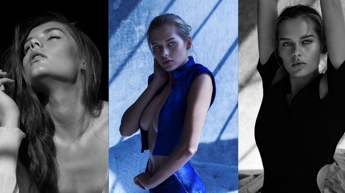 girl, collage, model, Solveig Mork Hansen