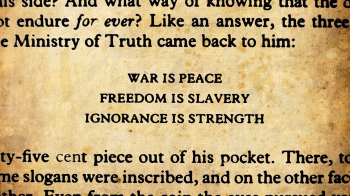 George Orwell, 1984, quote, war