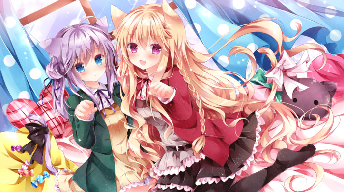 original characters, fox girl, anime, anime girls, artwork, kitsunemimi