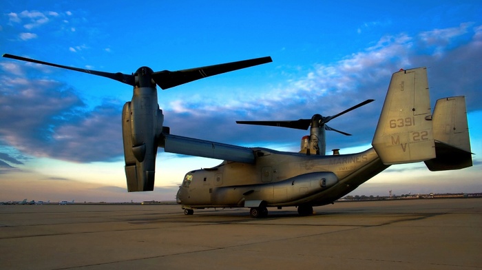 aircraft, photography, Boeing, Bell V, 22 Osprey, V, military aircraft