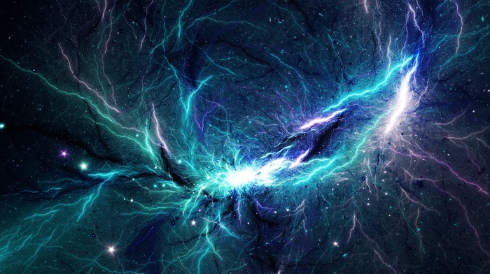 universe, digital art, nebula
