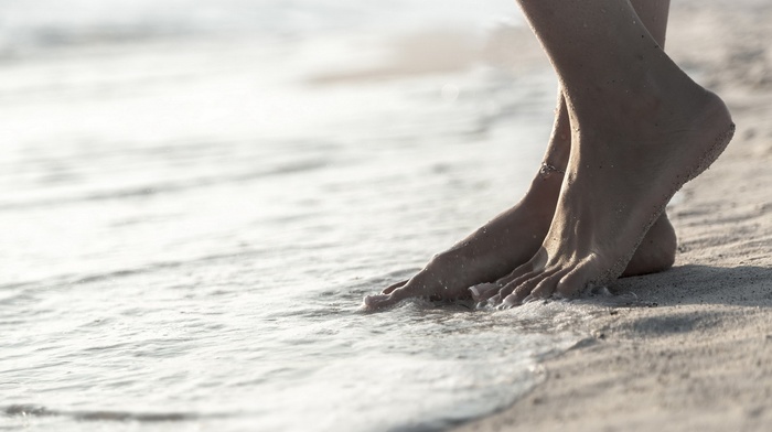 legs, anklet, beach, feet, girl outdoors, sand