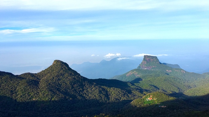 sky, nature, mountains, Sri Lanka, siripada