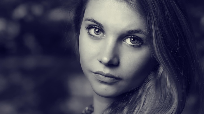 portrait, model, girl, face