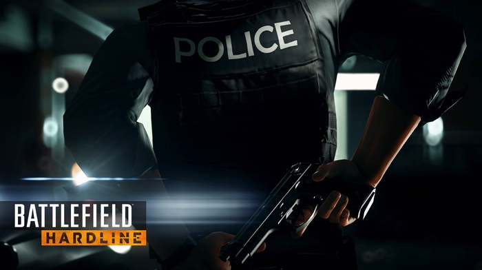Battlefield Hardline, police, gun, video games