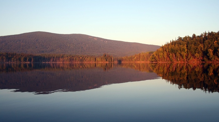 photography, reflection, water, lake, forest, trees, landscape, nature