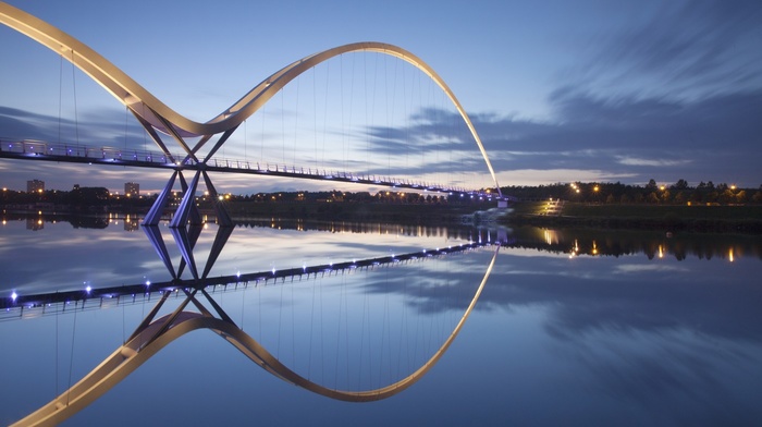 bridge, landscape