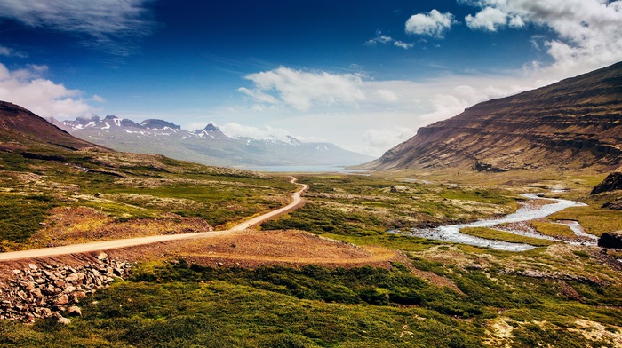 landscape, nature, clouds