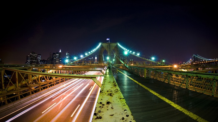 Brooklyn Bridge, bridge, New York City