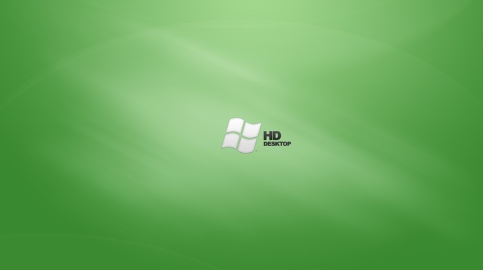 Microsoft Windows, green background