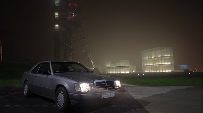 Katowice, Poland, coalmine, Mercedes 300CE