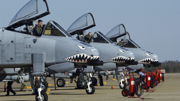 aircraft, US Air Force, Fairchild A, 10 Thunderbolt II, military aircraft
