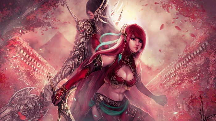 fantasy art, warrior, artwork