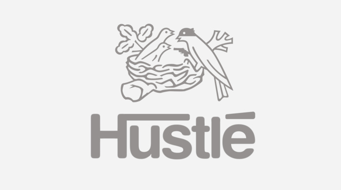 logo, hustle