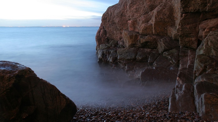 photography, rock formation, water, coast, sea