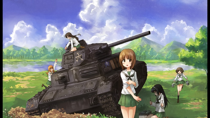 Girls und Panzer, anime
