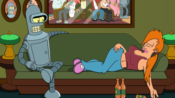 Bender, Turanga Leela, Futurama