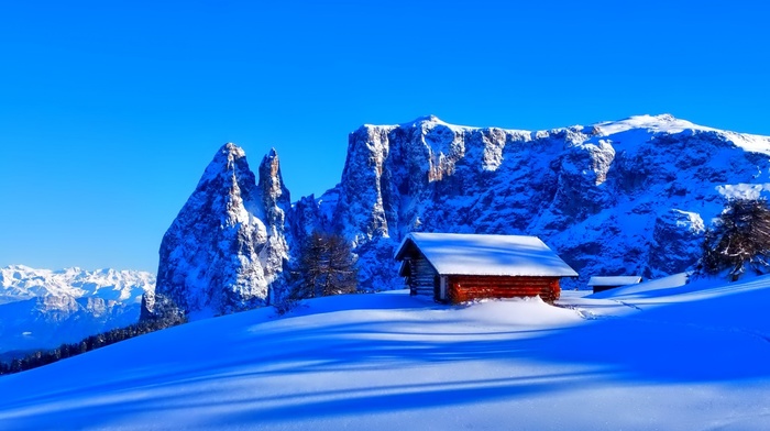 nature, mountains, snow