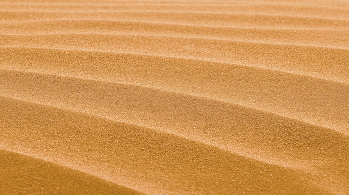 macro, lines, sand