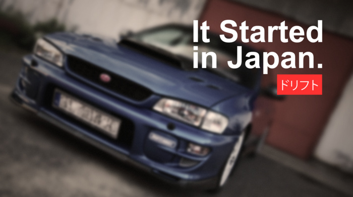It Started in Japan, tuning, modified, import, Japan, Subaru Impreza, drift, Tuner Car, car, racing, WRX STI, Drifting, Japanese cars, Subaru, vehicle, JDM