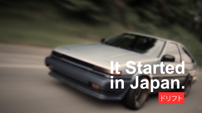 Toyota AE86, modified, Initial D, It Started in Japan, import, Drifting, vehicle, drift, racing, Tuner Car, tuning, AE86, Japanese cars, Toyota, Japan, car, JDM