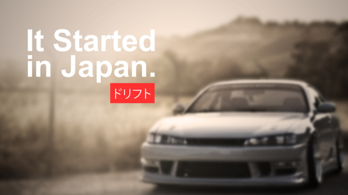 drift, It Started in Japan, Japan, car, import, vehicle, Tuner Car, modified, Nissan, Japanese cars, Silvia S14, JDM, silvia, racing, tuning, Drifting