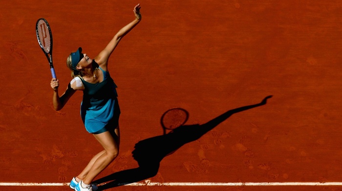 tennis, girl, tennis courts, Maria Sharapova