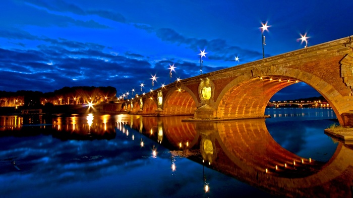 France, Toulouse, Garonne, Pont, Neuf