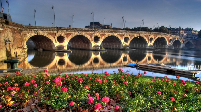 Toulouse, Garonne, Pont, Neuf, France