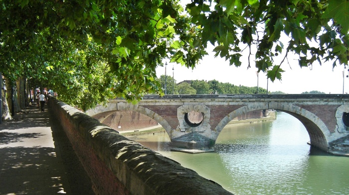 Garonne, Pont, Neuf, Toulouse, France