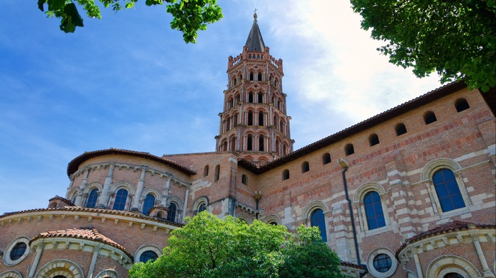 Basilique Saint, Sernin, monument, church, France, Toulouse