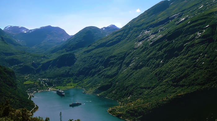 Norway, fjord, Geiranger, nature