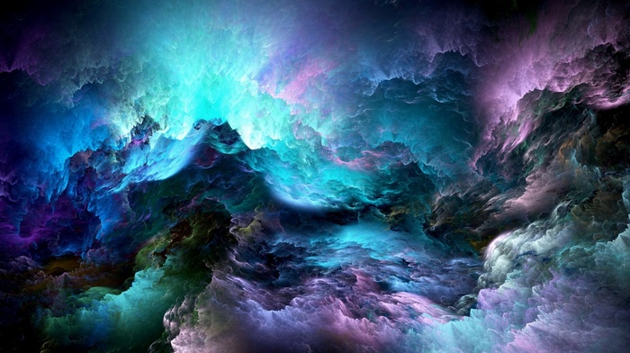 space, nebula, colorful