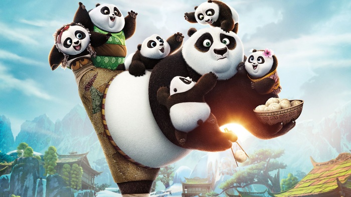 kung fu panda 3, artwork, movies