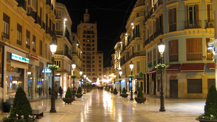 Europe, evening, street