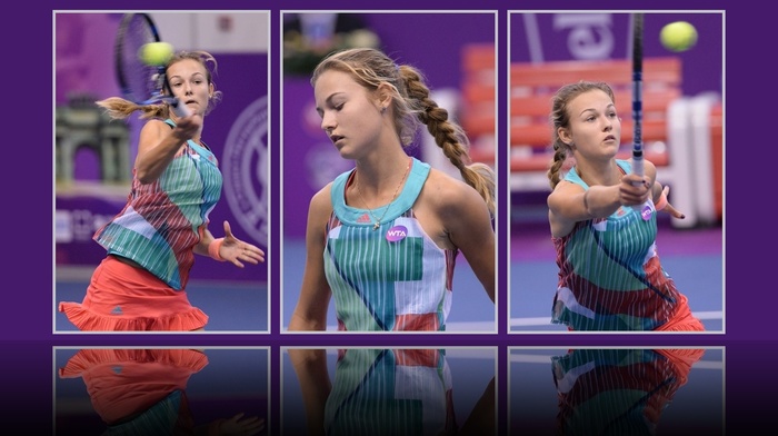 tennis, collage, Anna Kalinskaya