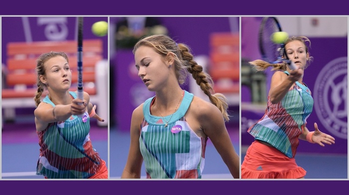 Anna Kalinskaya, tennis, collage