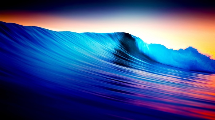 water, waves, colorful, long exposure, sea